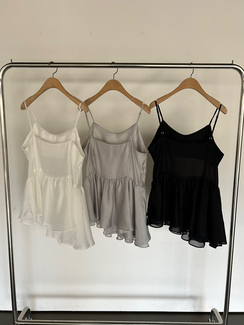 AS THOUGHT直郵韓國代購女裝新品人氣休閑時尚24秋冬吊帶背心AS THOUGHT吊帶/背心