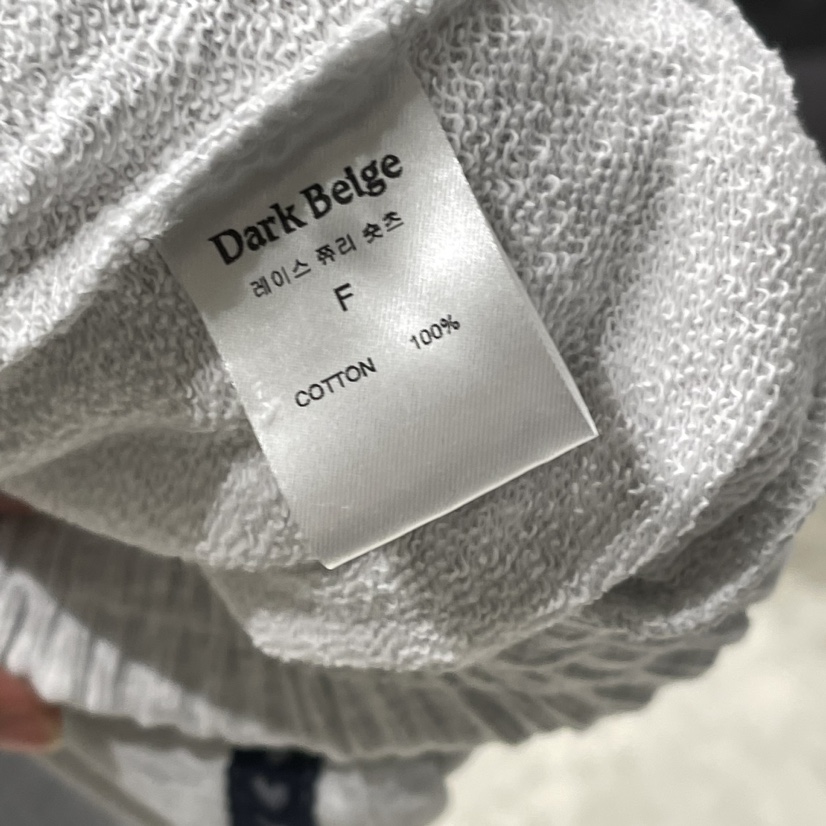 DARK BEIGE直郵韓國代購女裝新品休閑時尚推薦熱賣短褲蕾絲DARK BEIGE短褲