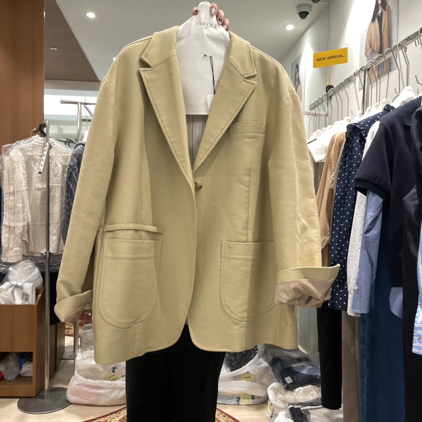 OGI直郵韓國代購女裝新品休閑真品推薦24秋冬時尚熱賣夾克FLat OGI夾克