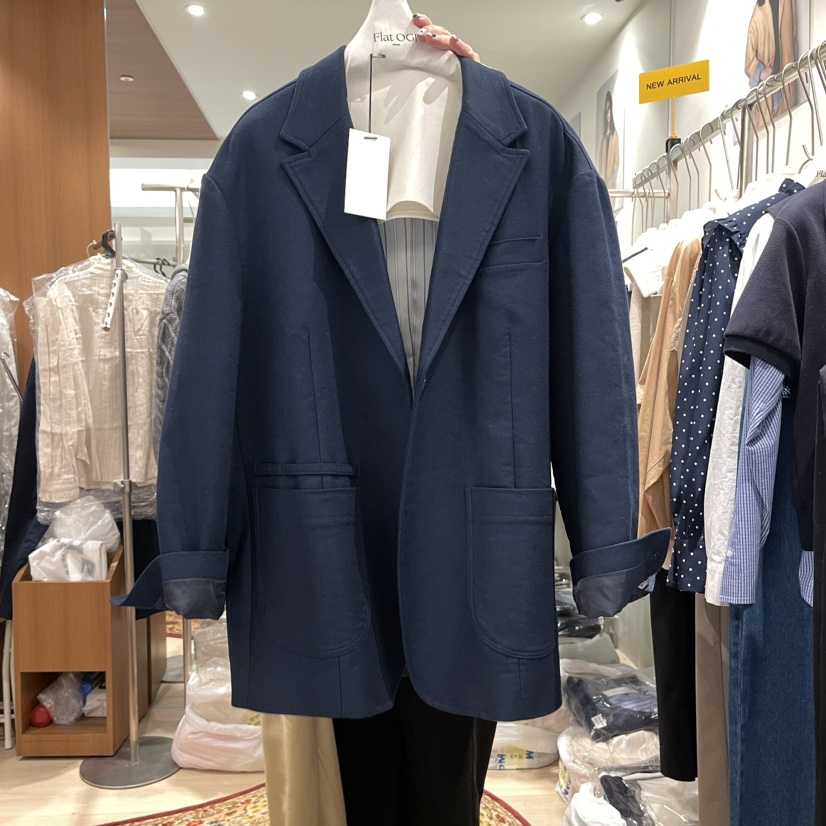 OGI直郵韓國代購女裝新品休閑真品推薦24秋冬時尚熱賣夾克FLat OGI夾克圖色2