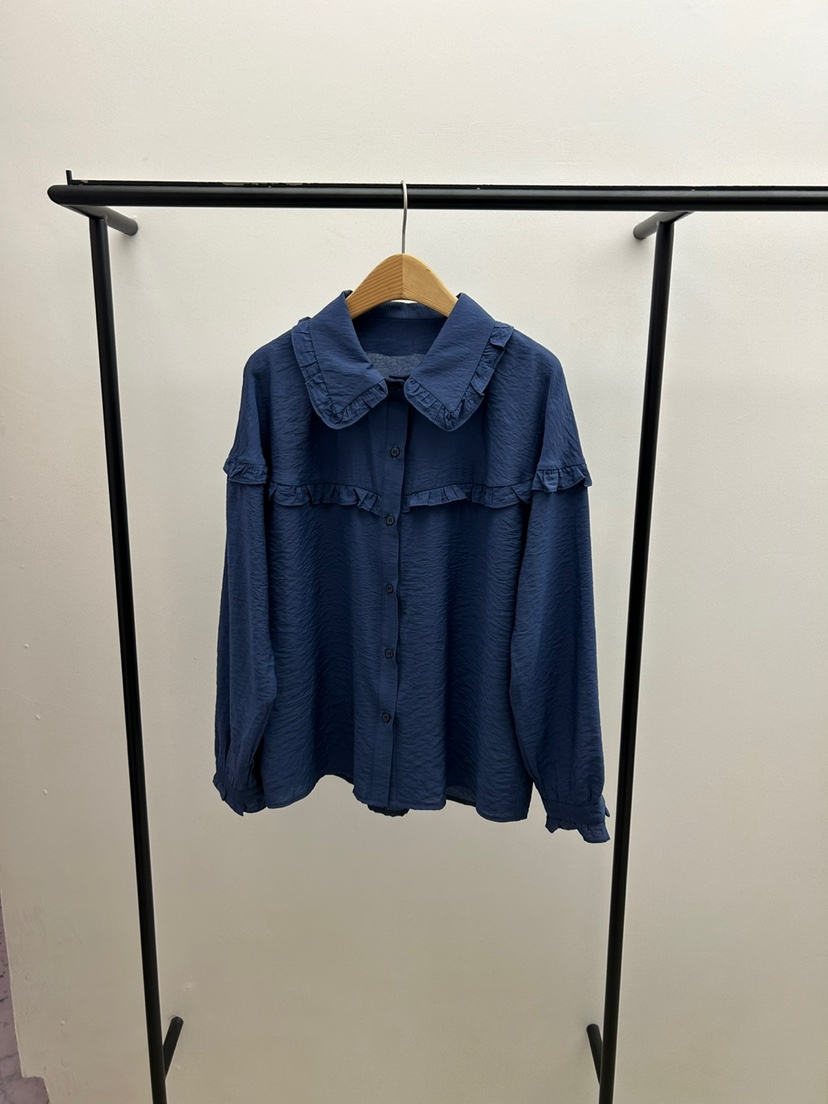AS THOUGHT韓國直郵東大門實拍女裝新品真品人氣襯衫蕾絲衫AS THOUGHT襯衫/蕾絲衫圖色2
