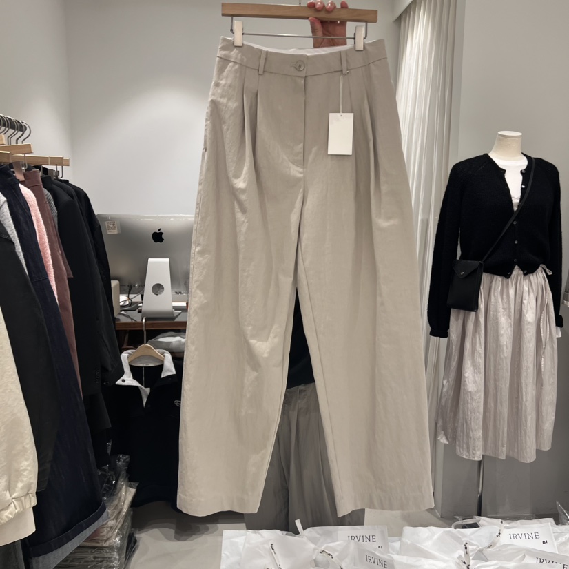 IRVINE直郵韓國代購女裝新品休閑真品時尚人氣職業24秋冬休閑褲IRVINE休閑褲圖色2