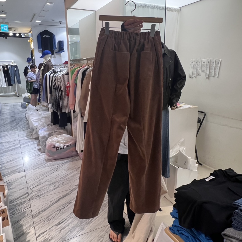 LENUE韓國直郵女裝新品職業推薦24秋冬休閑人氣熱賣休閑褲LENUE休閑褲