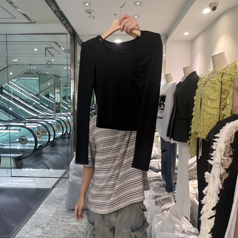 MAGNOLIA36-L直郵韓國代購女裝新品休閑推薦人氣長袖T恤MAGNOLIA36-L長袖T恤圖色2