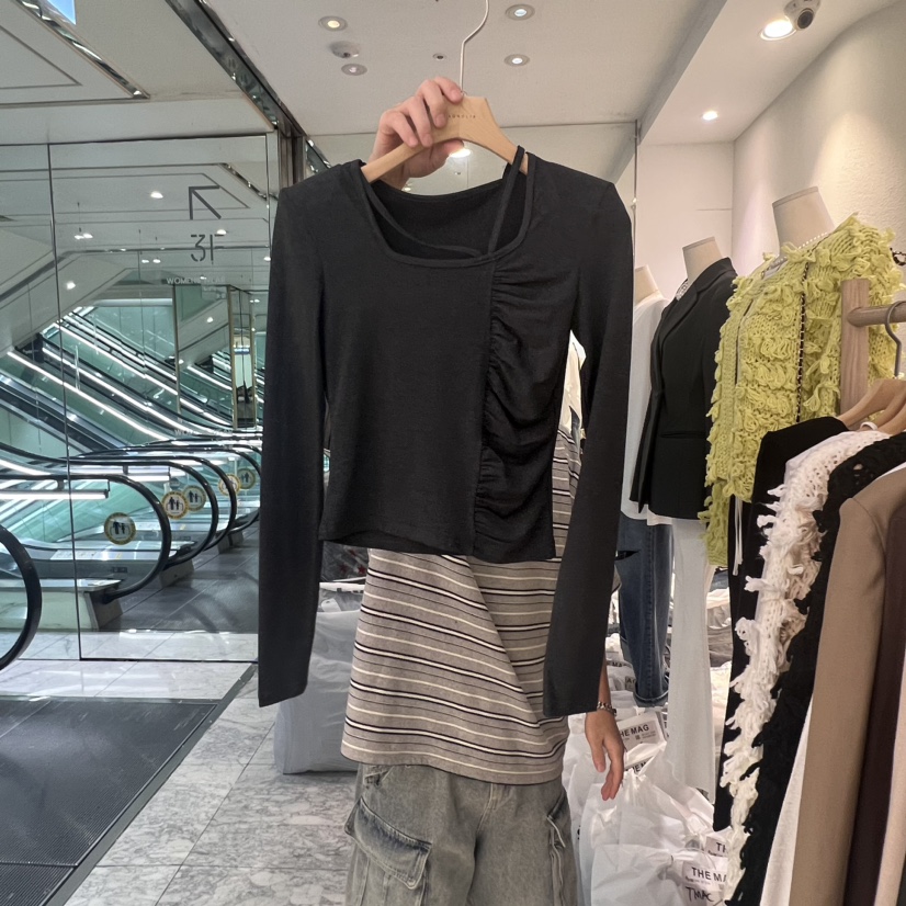 MAGNOLIA36-L直郵韓國代購女裝新品休閑推薦人氣長袖T恤MAGNOLIA36-L長袖T恤圖色3