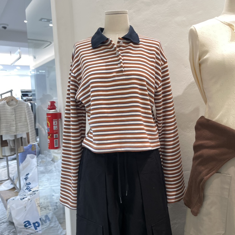 MUNSELL直郵韓國代購女裝新品休閑人氣熱賣職業真品長袖T恤MUNSELL長袖T恤圖色2