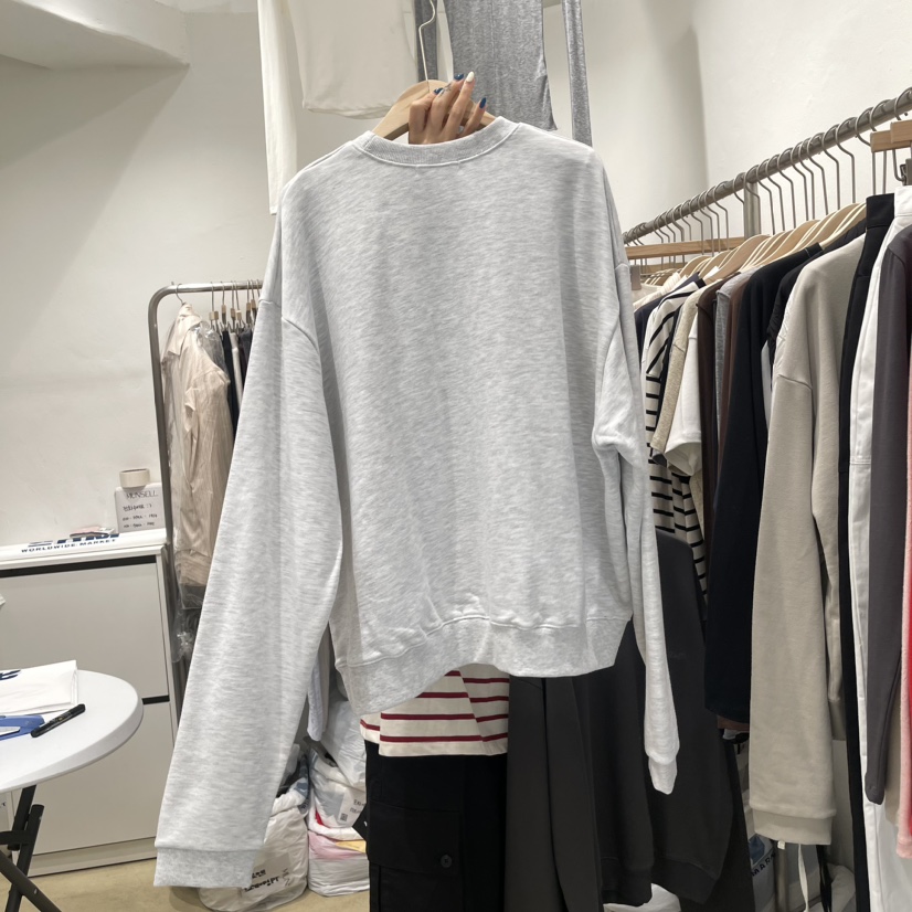 MUNSELL韓國直郵東大門實拍女裝新品人氣熱賣時尚推薦24秋冬衛衣MUNSELL衛衣