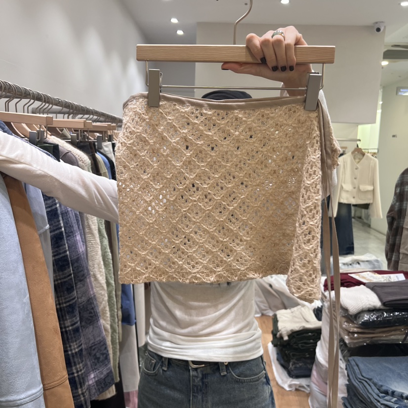 Vibelle韓國直郵女裝新品職業休閑人氣24秋冬時尚熱賣短裙VIBELLE短裙圖色2