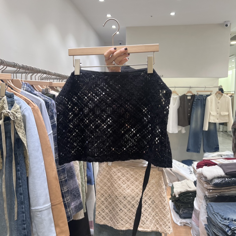 Vibelle韓國直郵女裝新品職業休閑人氣24秋冬時尚熱賣短裙VIBELLE短裙圖色3