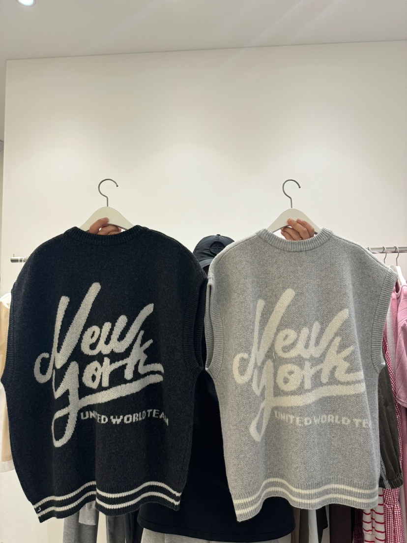 Something/FANCY韓國直郵東大門代購女裝新品24秋冬馬甲Something/FANCY馬甲