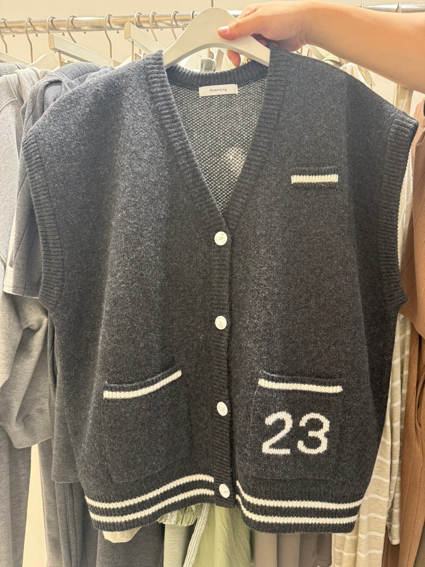 Something/FANCY韓國直郵東大門代購女裝新品24秋冬馬甲Something/FANCY馬甲圖色2