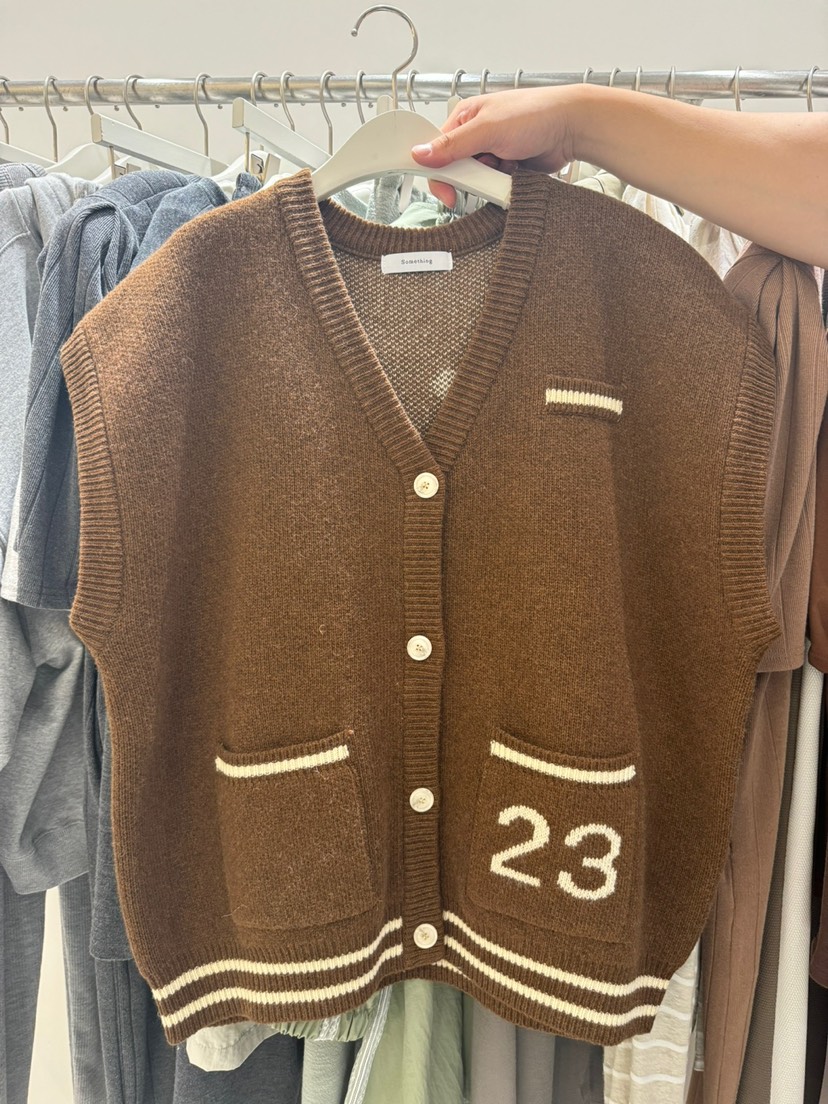 Something/FANCY韓國直郵東大門代購女裝新品24秋冬馬甲Something/FANCY馬甲圖色3