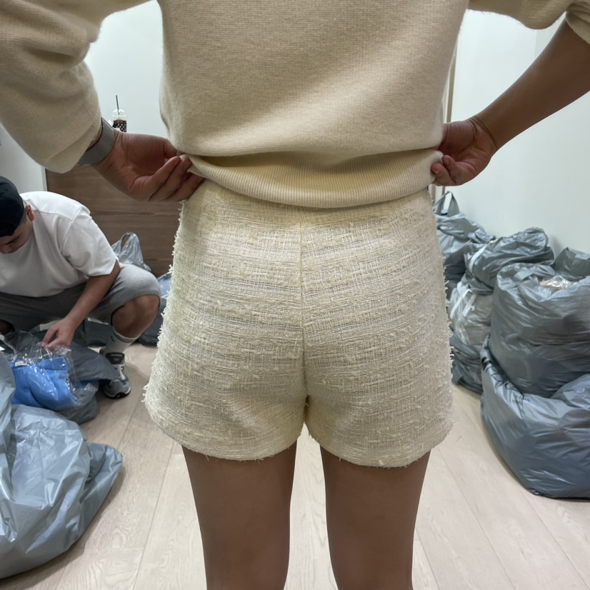 LUBRY韓國直郵東大門實拍女裝新款推薦24秋冬人氣休閑短褲NOPROBLEM短褲