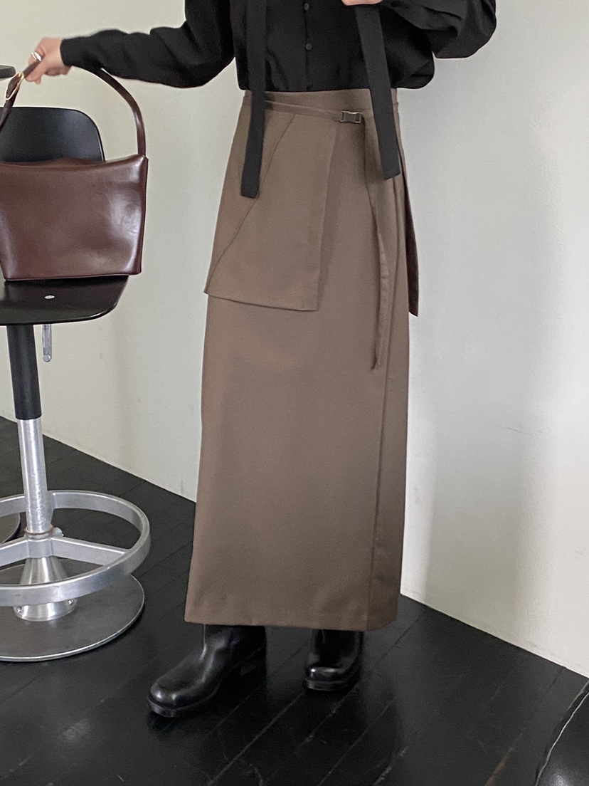 NEAR LEAP韓國直郵東大門實拍女裝新款職業時尚熱賣真品長裙NEAR LEAP長裙