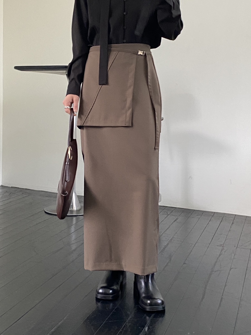 NEAR LEAP韓國直郵東大門實拍女裝新款職業時尚熱賣真品長裙NEAR LEAP長裙圖色1