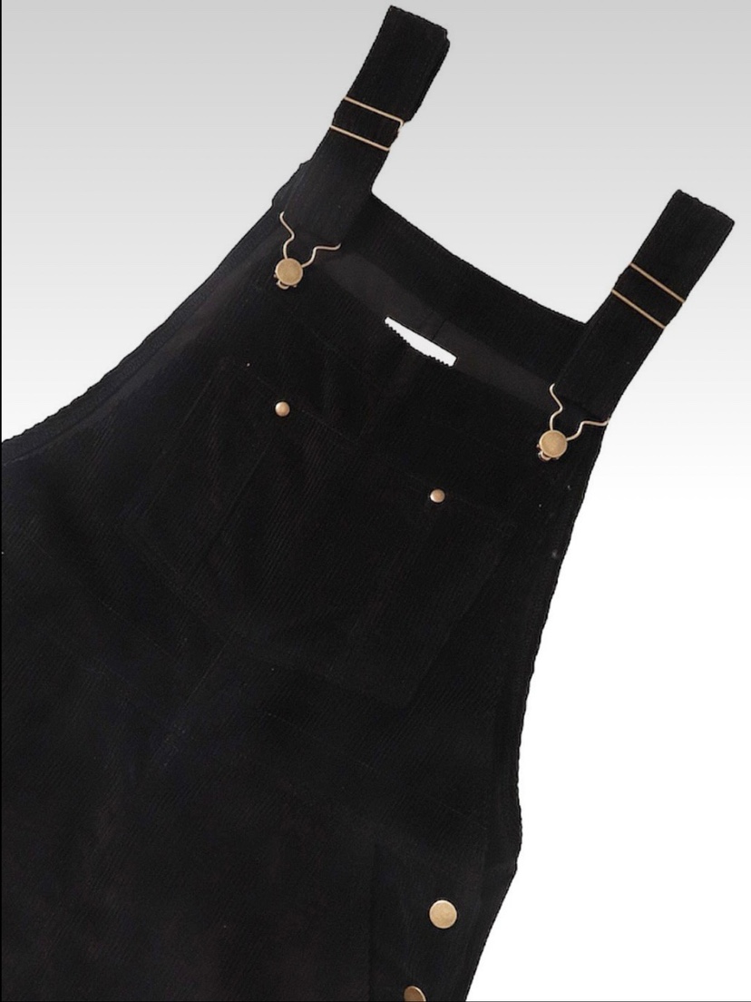 WOOD韓國直郵東大門實拍女裝新款休閑時尚24秋冬推薦背帶褲WOOD背帶褲