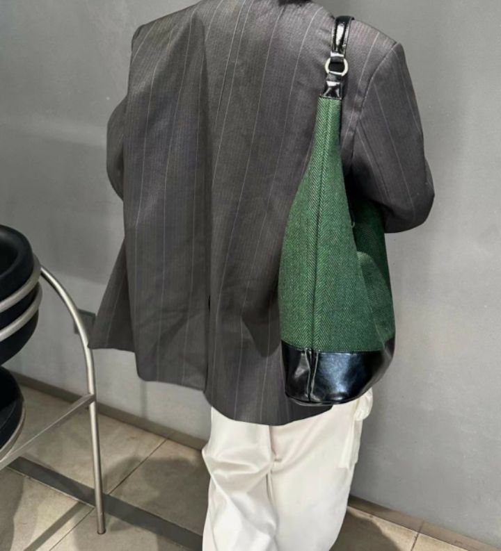 TROUVAILLE韓國直郵東大門代購女裝新品熱賣24秋冬單肩斜跨包TROUVAILLE單肩/斜跨包