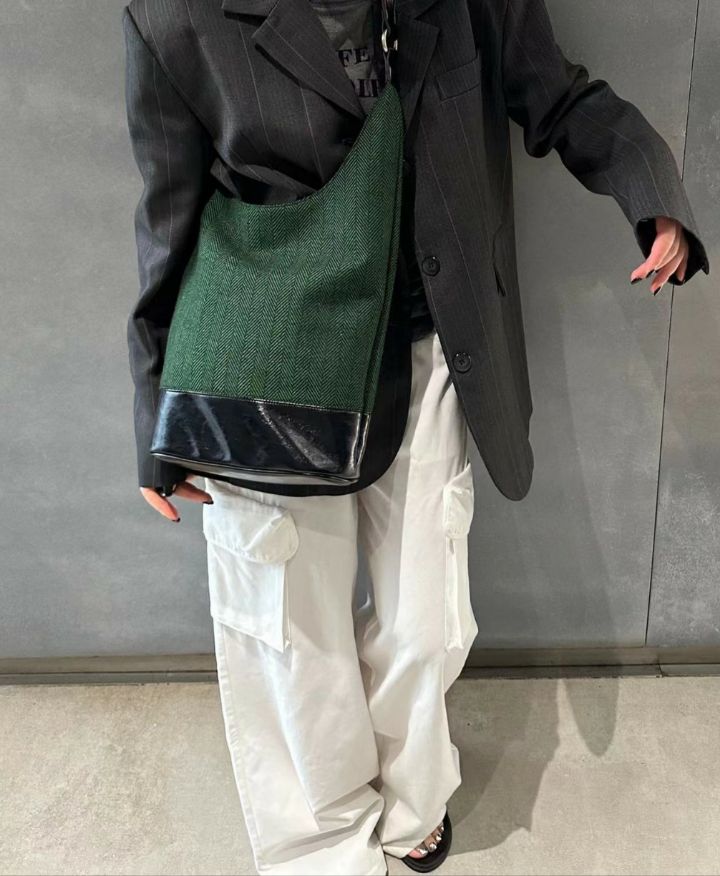 TROUVAILLE韓國直郵東大門代購女裝新品熱賣24秋冬單肩斜跨包TROUVAILLE單肩/斜跨包