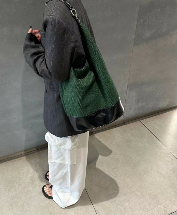 TROUVAILLE韓國直郵東大門代購女裝新品熱賣24秋冬單肩斜跨包TROUVAILLE單肩/斜跨包