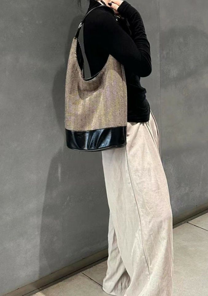 TROUVAILLE韓國直郵東大門代購女裝新品熱賣24秋冬單肩斜跨包TROUVAILLE單肩/斜跨包圖色1