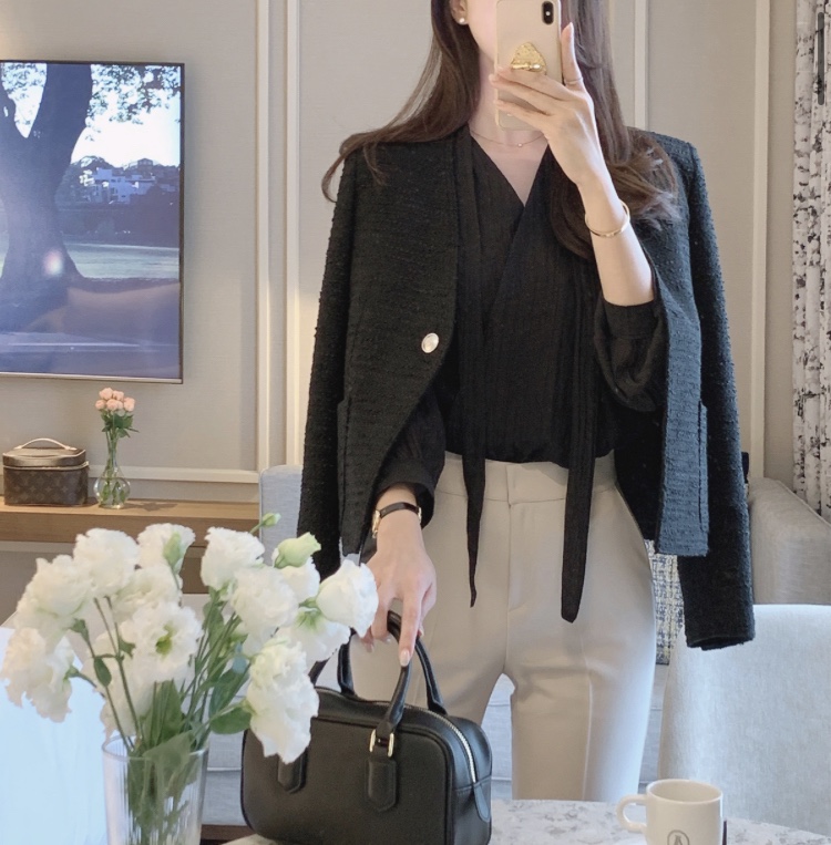 MARID直郵韓國代購女裝新款人氣職業24秋冬時尚真品熱賣夾克MAYBE&amp;CO夾克