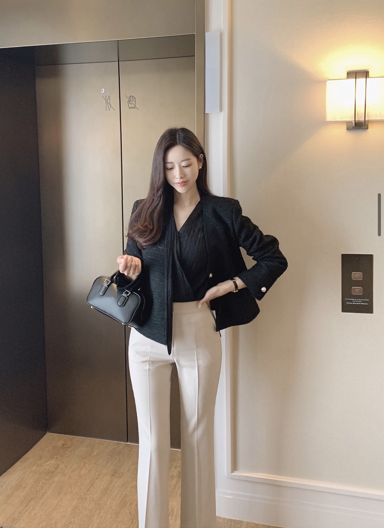 MARID直郵韓國代購女裝新款人氣職業24秋冬時尚真品熱賣夾克MAYBE&amp;CO夾克