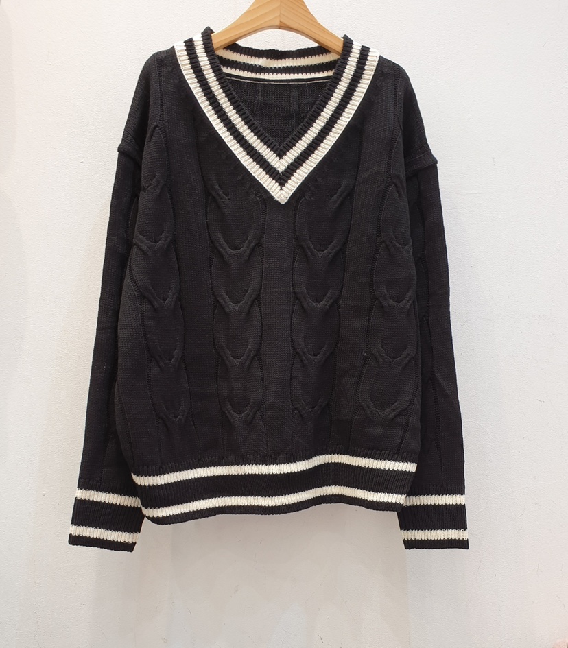 REDMANGO韓國直郵女裝新款休閑推薦人氣24秋冬熱賣職業毛衣BLACK NOTE毛衣圖色4