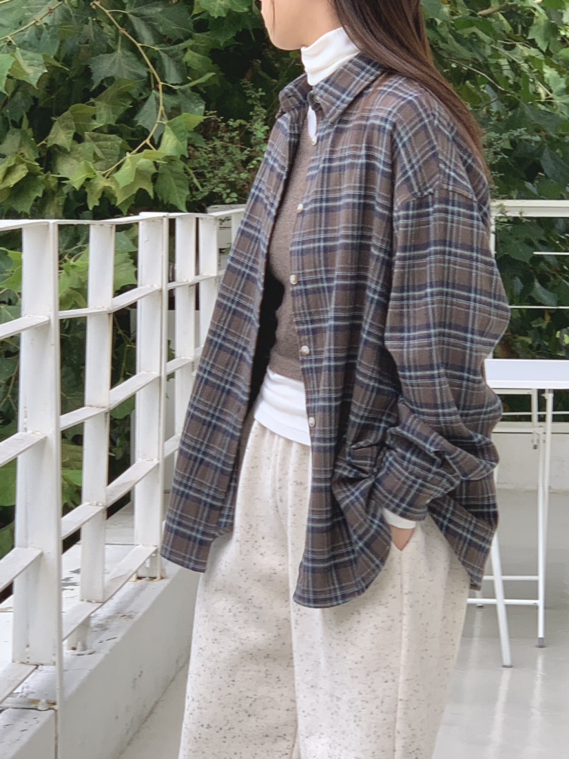 APPROACH直郵韓國代購女裝新款時尚24秋冬推薦襯衫蕾絲衫HOME GROUND襯衫/蕾絲衫