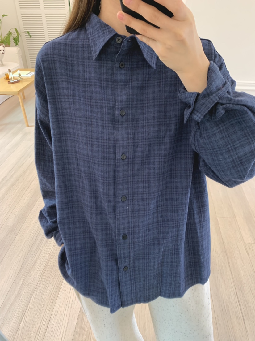 APPROACH直郵韓國代購女裝新款時尚24秋冬推薦襯衫蕾絲衫HOME GROUND襯衫/蕾絲衫