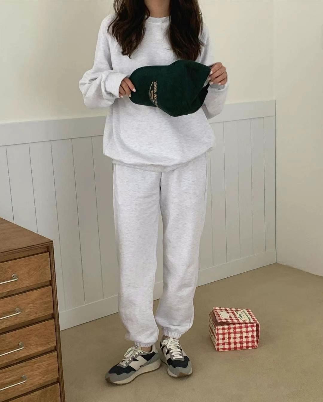 FIRST MOON韓國直郵女裝新品熱賣時尚休閑人氣24秋冬休閑褲FIRST MOON休閑褲
