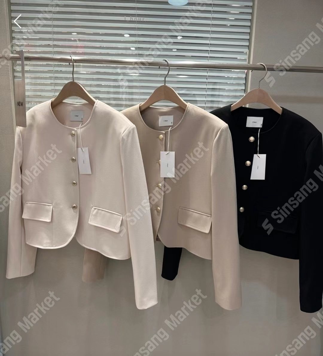 i hour韓國直郵東大門代購女裝新品休閑熱賣職業人氣推薦夾克i hour夾克