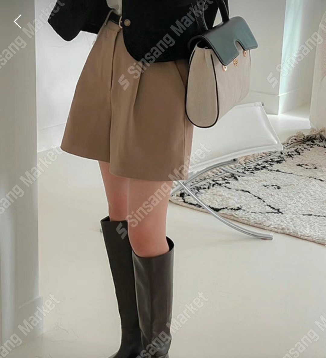 i hour韓國直郵東大門代購女裝新品休閑24秋冬推薦人氣短褲i hour短褲