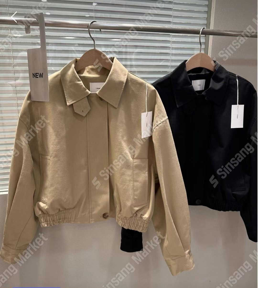 i hour直郵韓國代購女裝新品休閑24秋冬真品時尚職業夾克i hour夾克圖色2左二色