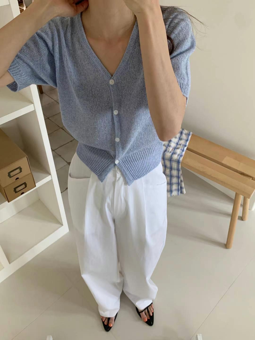 MIHO韓國直郵東大門代購女裝新品24秋冬休閑職業人氣針織衫MIHO針織衫