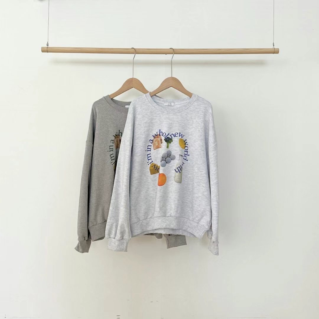 FIVE韓國直郵女裝新品人氣職業推薦真品熱賣休閑時尚24秋冬衛衣FIVE衛衣