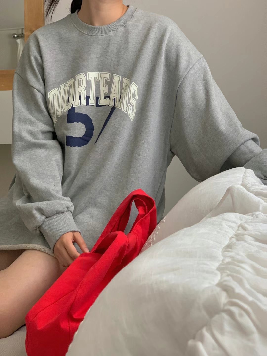 FIVE直郵韓國代購女裝新品推薦24秋冬時尚真品休閑職業衛衣FIVE衛衣圖色2