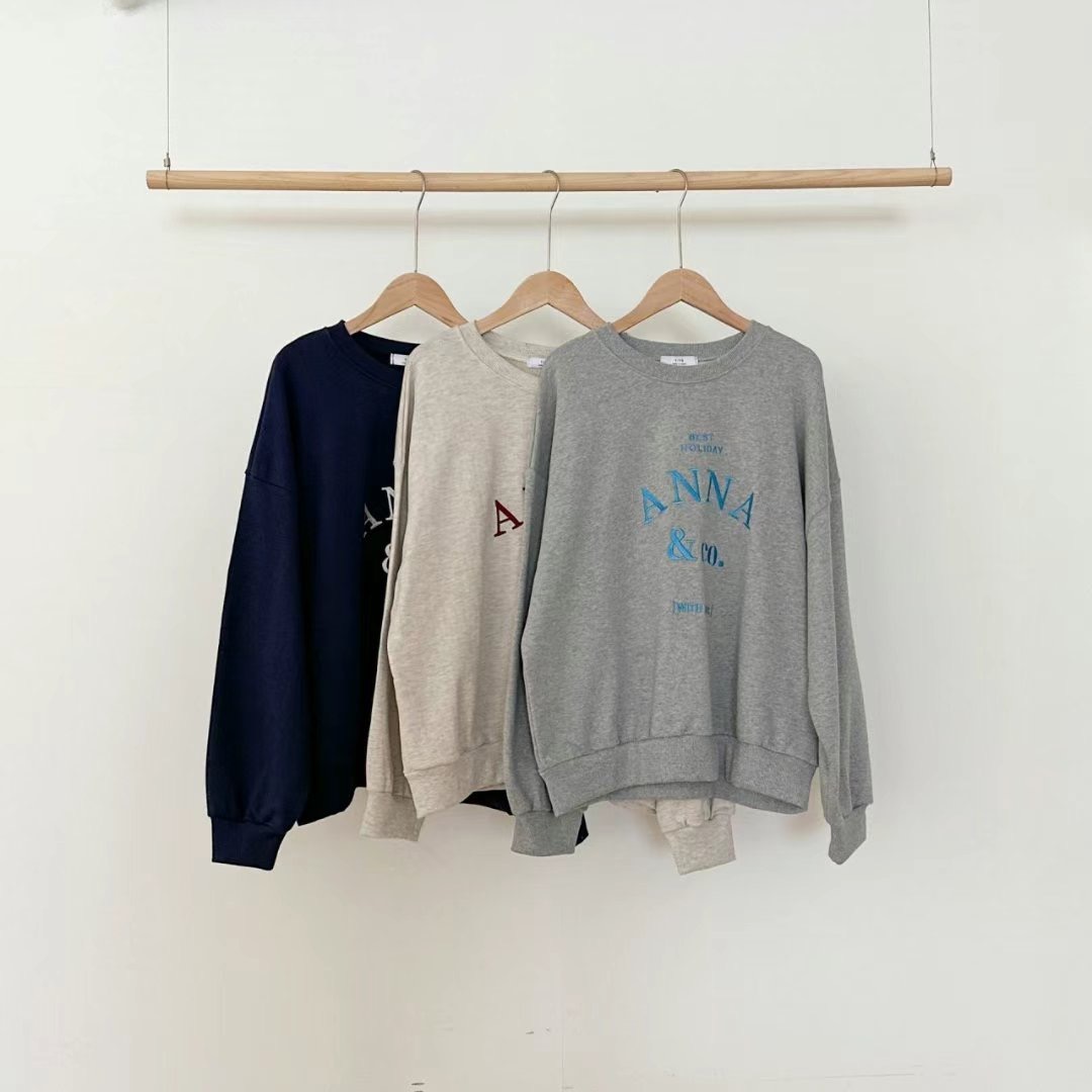 FIVE韓國直郵女裝新款職業真品時尚休閑熱賣24秋冬人氣衛衣FIVE衛衣圖色2左二色