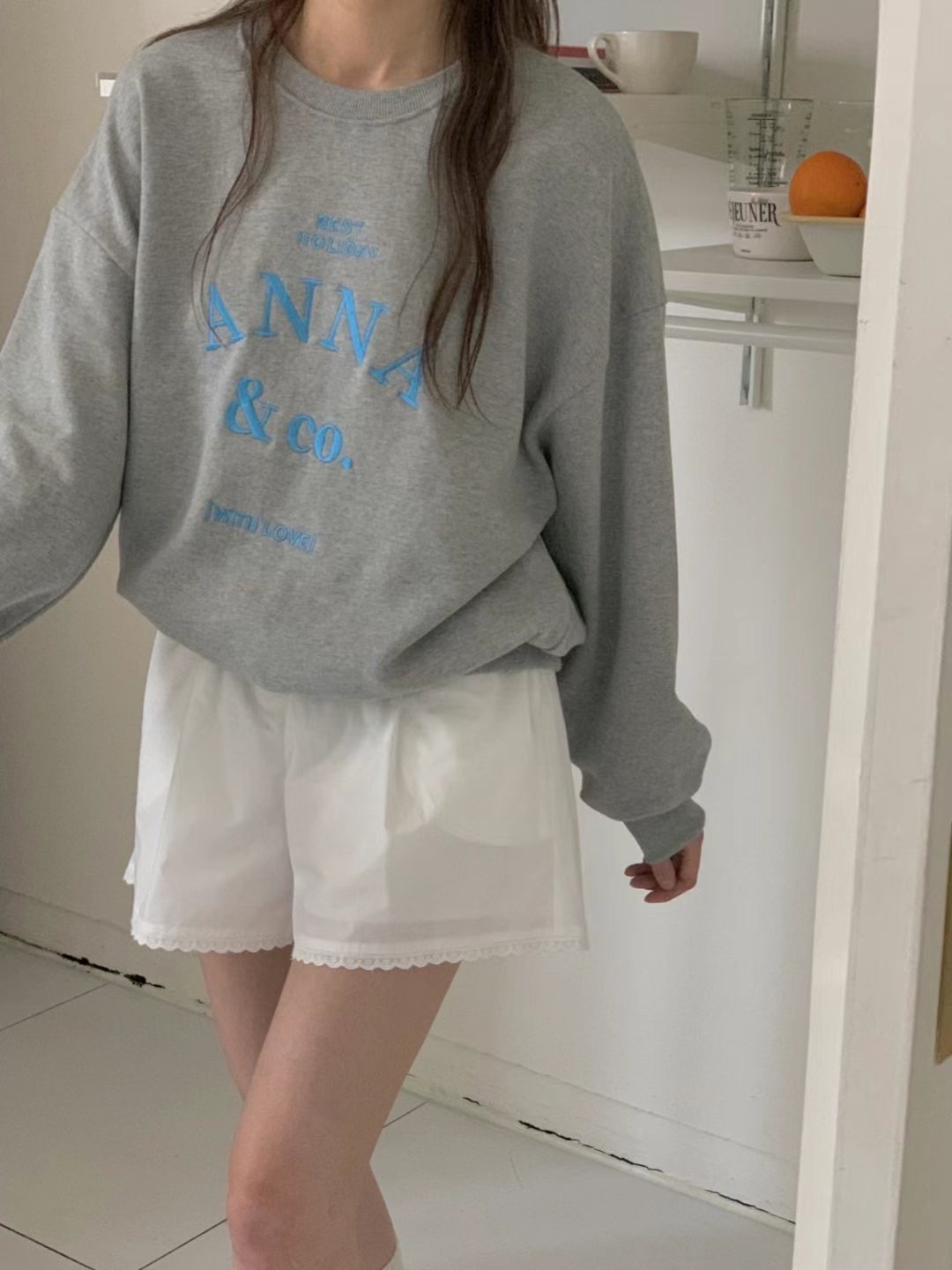 FIVE韓國直郵女裝新款職業真品時尚休閑熱賣24秋冬人氣衛衣FIVE衛衣圖色3
