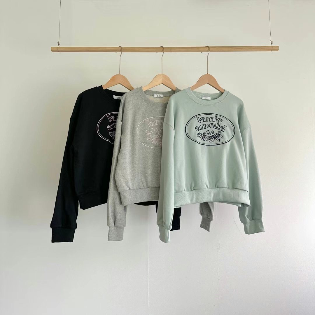 FIVE韓國直郵東大門代購女裝新款時尚24秋冬熱賣真品衛衣FIVE衛衣圖色1左一色