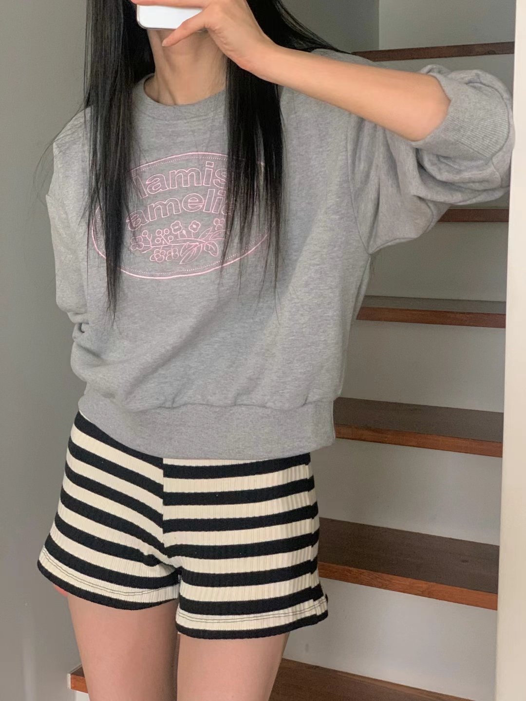FIVE韓國直郵東大門代購女裝新款時尚24秋冬熱賣真品衛衣FIVE衛衣圖色2