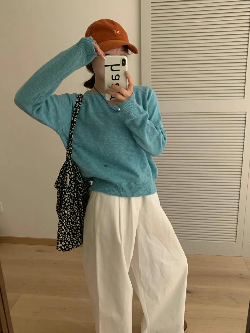 MIHO韓國直郵東大門實拍女裝新品熱賣推薦休閑人氣真品針織衫MIHO針織衫圖色3