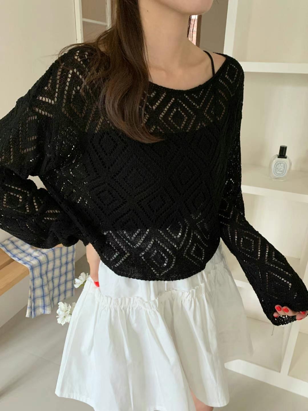 MIHO直郵韓國代購女裝新品休閑人氣熱賣推薦職業24秋冬針織衫MIHO針織衫