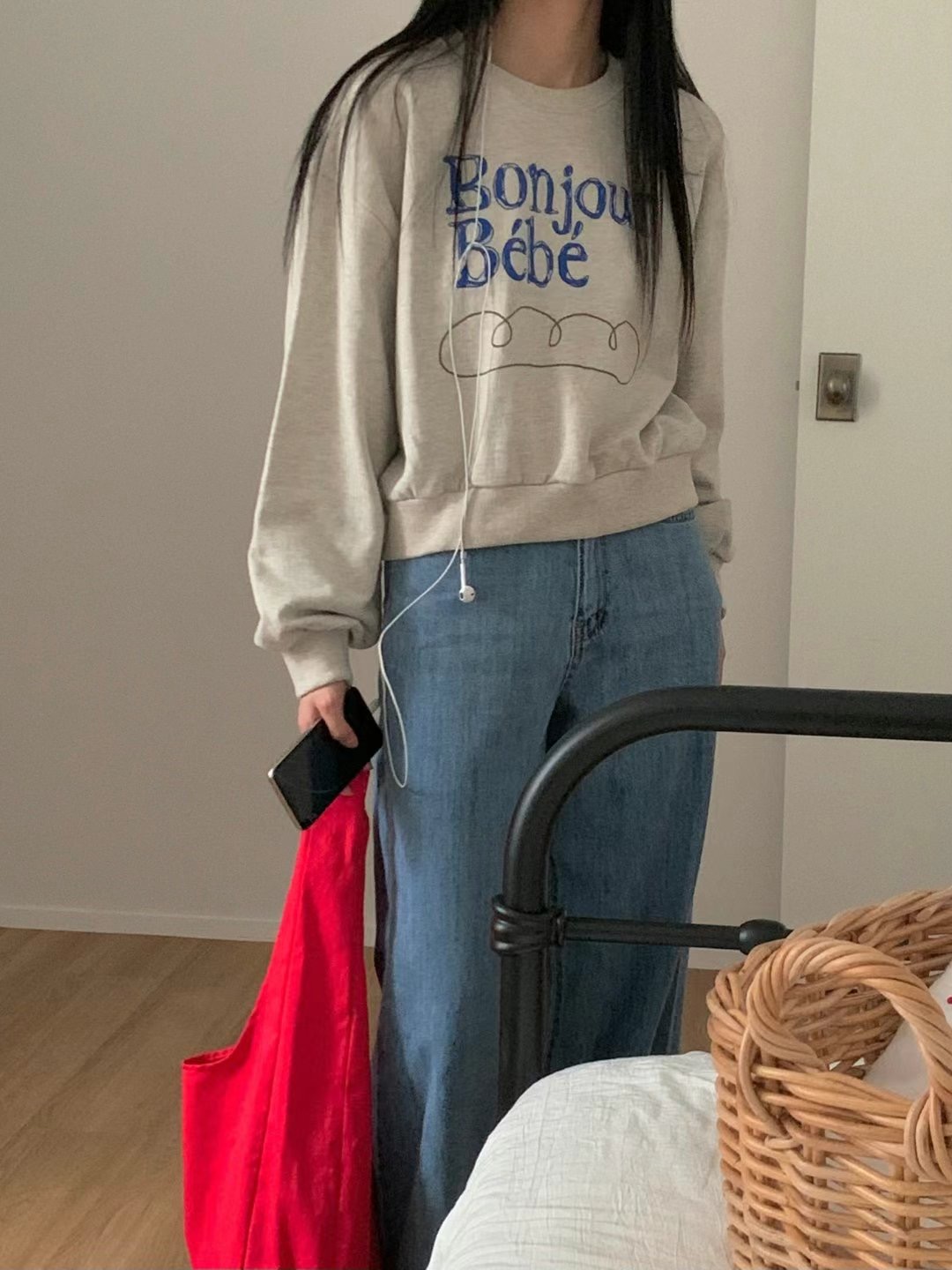 FIVE直郵韓國代購女裝新款24秋冬休閑熱賣推薦職業時尚衛衣FIVE衛衣