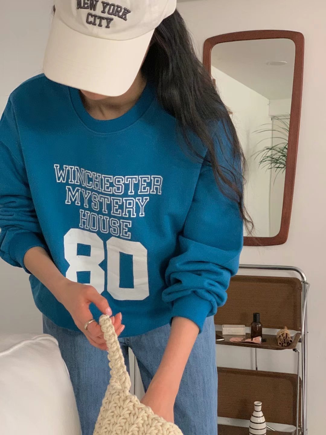 FIVE直郵韓國代購女裝新品真品休閑24秋冬時尚人氣職業衛衣FIVE衛衣圖色3