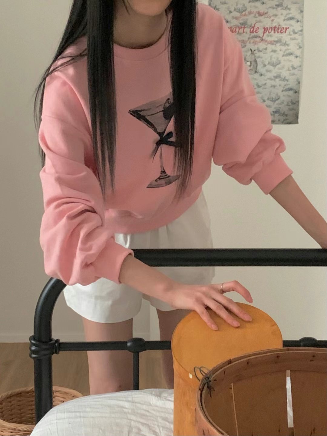FIVE韓國直郵東大門代購女裝新款熱賣24秋冬真品時尚衛衣FIVE衛衣圖色3