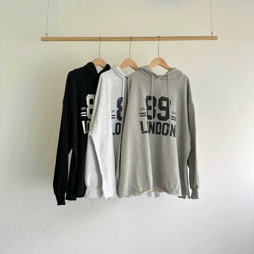 FIVE韓國直郵女裝新款24秋冬時尚熱賣推薦職業真品休閑衛衣FIVE衛衣圖色2左二色