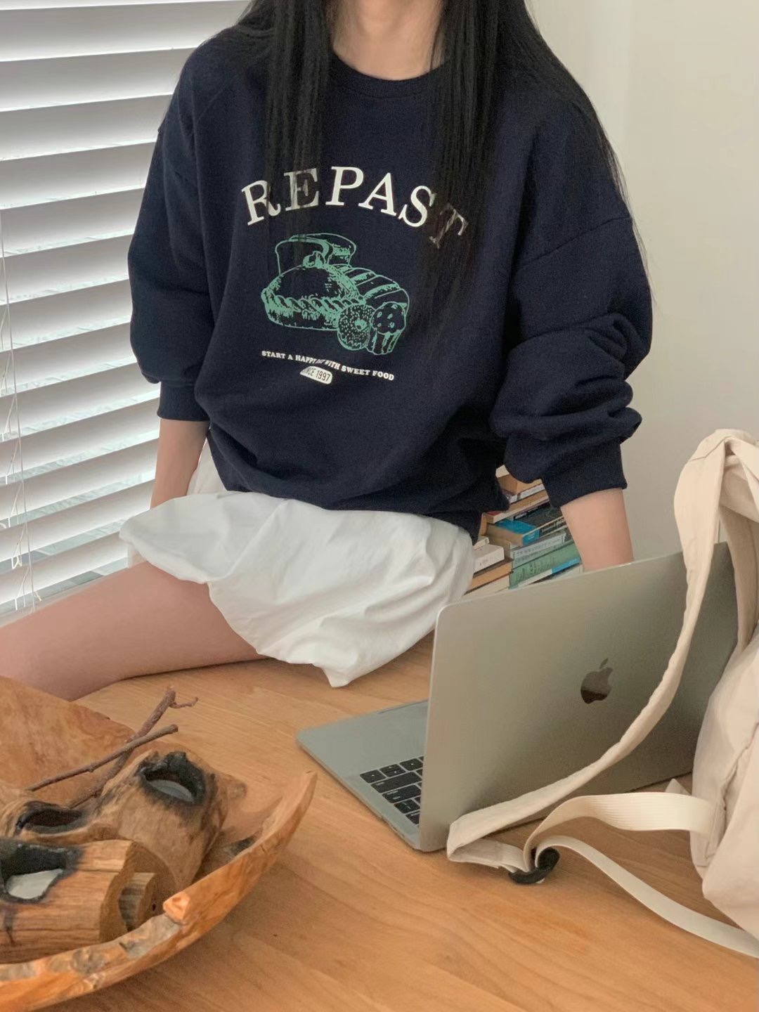 FIVE韓國直郵東大門實拍女裝新款時尚推薦職業休閑人氣衛衣FIVE衛衣圖色2