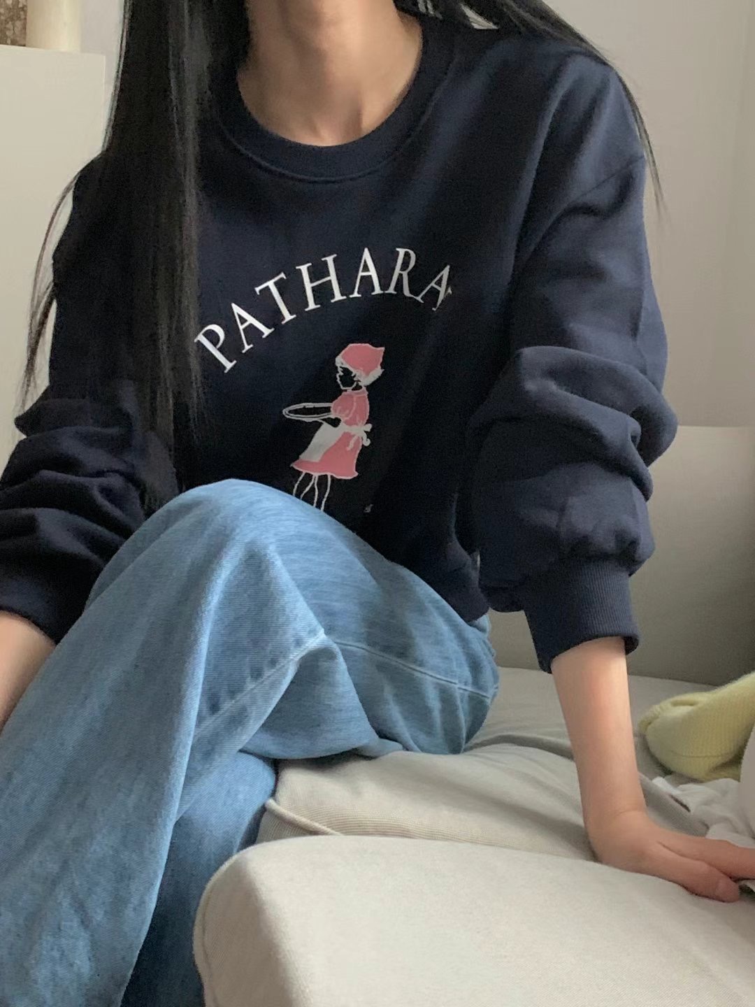 FIVE韓國直郵女裝新品真品職業24秋冬時尚人氣推薦熱賣衛衣FIVE衛衣