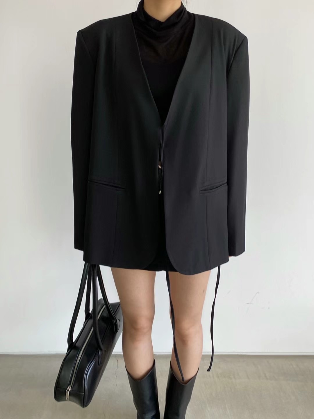 AUTHENTIC韓國直郵東大門實拍女裝新品24秋冬真品人氣夾克AUTHENTIC夾克圖色2