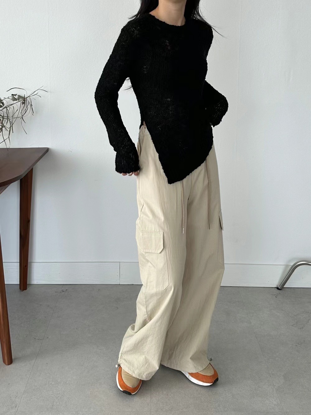 AUTHENTIC韓國直郵東大門代購女裝新品休閑人氣時尚24秋冬針織衫AUTHENTIC針織衫圖色2